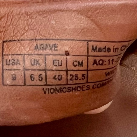 Agave Brown Leather Sandals Minimalist Thong Design  9 - Picture 4 of 4